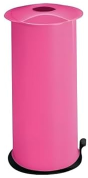 Izgut Broyeur de bouteilles (rose) - Outil de recyclage manuel pour canettes en aluminium et bouteilles en plastique - Compartiment amovible et lavable - 500 ml