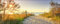 Pro-Art Glasbild To the Beach I, 50x125 cm