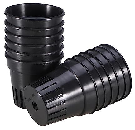 INOOMP 20 Pièces Panier de Fleurs hydroponiques Jardiniere Plastique Pot de Fleur Plastique Plantes à Fleurs Pots de de pépinière Tasses de Filet de Jardin coupelles à Plantes