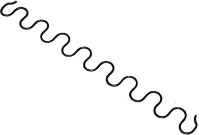 AQXYWUIO 35 cm Polsterung mit Zick-Zack-Federn, Metall, for Sofa, Couch, Liegestuhl, Spule, Ersatz-Reparatursatz for die Rückenlehne
