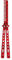 Peigne Couteau Papillon Peigne D'EntraîNement En Acier Inoxydable Tranche Non AffûTéE Peigne D'EntraîNement Papillon Pour DéButant Rouge