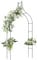 GOPLUS - Arco de jardín para plantas trepadoras, arco de rosas, decoración de boda, estilo gótico, para exterior e interior, jardín, césped, patio, 125 x 39 x 287 cm