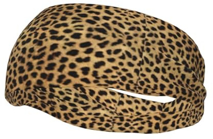 Leopard Animal Print Print Unisex-Erwachsene Sport-Schweißband-Stirnbänder Leichtes, atmungsaktives Haarband für sportliche