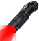 Mini LED Taschenlampe Grün/Rot/Blaues Licht,3 Lichtmodi,Wasserdichtes Zoomable Blitzlicht für Outdoor,Robuste Metall Taschenlampe für Camping, Nachtbeobachtung Aktivität,Notfall Gebrauch (rot)