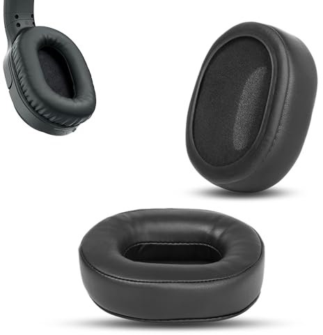 HAIZEEN Cuscinetti Auricolari compatibile con Sony MDR-RF995RK MDR-RF895R MDR-RF895RK WH-RF400R Cuffie Cuscinetti di ricambio (Pelle Proteica/Schiuma Memory)