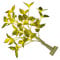 HOMSFOU 1Stk Ahornbaum leuchtet beleuchteter Bonsai-Baum Birke Tischlampe Tischleuchte tragbares Licht led tree light weihnachtspräsente LED-Ahornbaumlampe Nachtlicht Lampenperlen Green