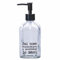 Dispensador de jabón líquido 410 ml de Cristal Transparente, S.P.Q.eRe