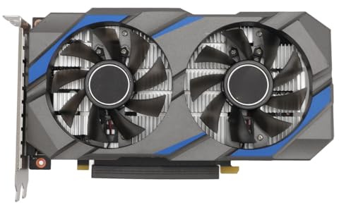 Yanmis 1050 2 GB Gaming-Grafikkarte, Verbesserte Wärmeableitung, Dreifache Bildschirmausgabe für 7 8 10, PC-Computer-Grafikkarte mit High-Definition-Multimedia-Schnittstelle