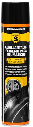 SPSIL Abrillantador de Nuemáticos 450 ml- Devuelve el Brillo a Tus Neumáticos - Protección Extra contra Las inclemencias del Tiempo