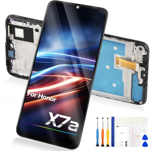 Para Huawei Honor X7a 2023 LCD Pantalla - para Honor X7a LCD Pantalla Táctil para Huawei RKY-LX1 RKY-LX2 RKY-LX3 Pantalla de Reemplazo Digitalizador Cristal Asamblea Reparación Herramientas (con