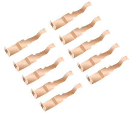 Milageto 10x Pick-up-Schuhe, Metall-Pick-up-Schuhe, 20-mm-Teile mit Haltbarkeit, umfassende Set-Integration für HO-Slotcars