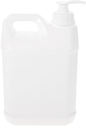 Kunststoff Pumpspenderflasche 1l Weiß, Press Typ zum Dosieren