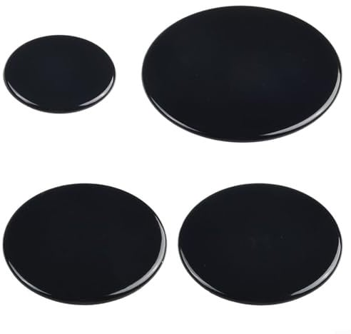 Emiif Gas Hob Covers For 4 Burner Gas Cookers Covers Tops Burner Cap Set Cooker Hob Accessories(Flat)