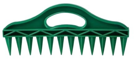 RVIFY Power Tillers 1Pc Seeding Hole Punch Planting Tool with 12 Holes Dibber, Soil Sowing Drill for Fast Punch and Seed Seeds Dispenser