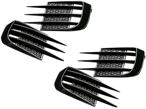 Remingtape 4 StüCke Auto Front StoßStange Nebel Scheinwerfer KüHler Grill Abdeckung Nebel Scheinwerfer Abdeckung Verkleidung für Golf 6 MK6 GTD 2008-2013