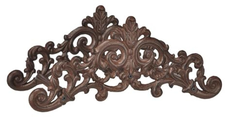 Gartenschlauch Halterung zur Aufhängung Gusseisen Schlauchhalter Wand Dekorative Wandhalterung Schlauchaufbewahrung Schlauchaufhängung Robust Ordnungssystem für Garten Terrasse ca. 27,7 x 12 x 13 cm