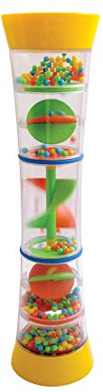 Halilit MP300 Twirly Whirly Rainbomaker Instrument Maker Shaker Musical Toys for Kids & Toddlers. Rain Stick. Suitable for Boys & Girls from 2 Years + (Colours May Vary)