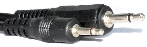 Mono câble 2,5 mm Mâle vers 3,5 mm Mono Jack Fiche l'audio Cordon 1,5 m [1.5 mètre]