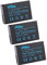 vhbw 3X Akku kompatibel mit Canon EOS M10, M, M50, M200, 100D, Kiss X7, M50 Mark II, M2, 100, M100 Kamera (650 mAh, 7,2 V, Li-Ion)