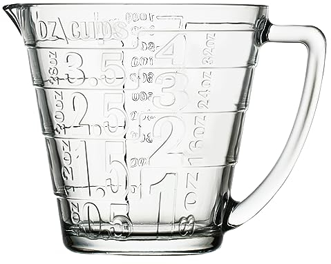 Pasabahce 55172 Basic Brocca Vetro Graduata, 1.13 lt