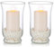 Bougeoirs en Verre pour Bougie De 75 mm De Diamètre, 2 Pièces Bougeoir Ouragan, Centres De Mariage pour Les Tables De Réception pour La Décoration De La Salle à Manger à La Maison