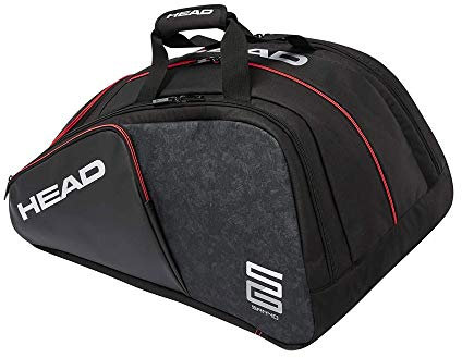 Head Alpha Sanyo Monstercombi Bolsa Tenis, Unisex-Adult, Negro, Largo-7 Palas de Padel