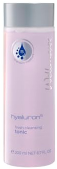 WELLMAXX® hyaluron⁵ fresh cleansing tonic I Gesichtstonic für intensive Feuchtigkeit & Hautberuhigung zur Vorbereitung der Pflege I alkoholfrei mit 5-fach Hyaluron & Panthenol I 200 ml