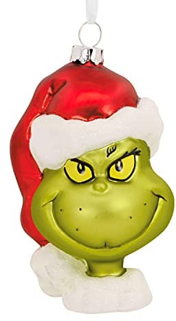 Hallmark How The Grinch Stole Christmas ! Blown Glass Ornament Dr. Seuss Baumschmuck (0002HCM9155)