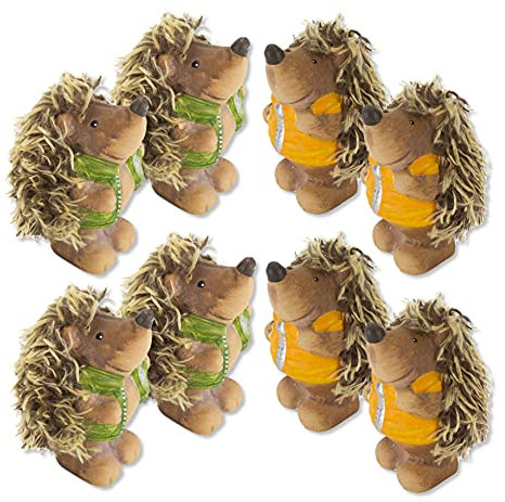 DARO DEKO Keramik Dekofigur Igel 8 Stück
