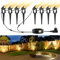 APONUO LED Gartenbeleuchtung, Außenleuchten Netzbetriebene 29m 27V Niederspannungs-Pfad Strahler mit Adapter IP67 Wasserdicht für Garten Hof Terrasse Bäume Rasen(Warmweiß, 8er Pack)