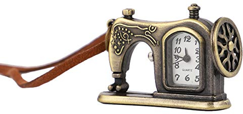 UKCOCO Mechanische Taschenuhr Vintage Zum Aufziehen Für Herren Nähmaschinenhalterung
