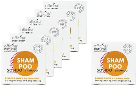 Werkstatt Naturae 7 Mini Size Shampoo Festes Stärkendes und Aufhellendes Shampoo 7 x 15 g Kunststoff Free Super Angebot