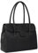 Benthill Damen Handtasche Echt-Leder - Umhängetasche aus weichem hochwertigem Echtleder - Vintage Fashion Bag Beutel - Shopper - Schultertasche, Farbe:Schwarz