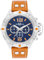 Spears & Walker Herren Uhr analog Quarzwerk Chronograph mit Echtleder Armband Cognac 10070241
