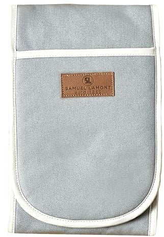 Samuel Lamont Oven Gloves - Premium Heat-Resistant Canvas Oven Gloves for Baking and Cooking | Grey | One Size