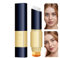 Weißer Concealer Stick, Weißer 2 In 1 Foundation Stick Mit Pinsel, 2 In 1 Mehrzweck Feuchtigkeits Foundation Stick, Feuchtigkeitsspendendes Concealer Make Up, Langanhaltender Foundation Stick