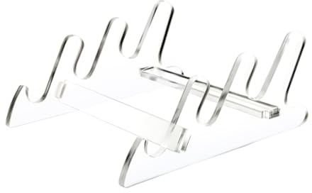 Zohuwerui Acrylic Keyboard Display Stand, 3-Tier Transparent Acrylic Display Shelf Storage Rack for G-aming Keyboards, Mechanical Keyboard Storage Holder for Home Office Study