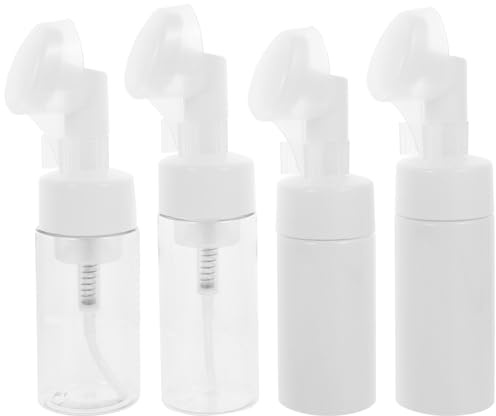 GOOHOCHY Gesichtsreinigungsbürsten und Sanftem Peeling mit Porenreinigungsfunktion 4 Stück aus Kunststoff Praktische Manuelle Gesichtsbürste für Tägliche Hautpflege