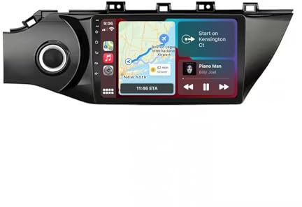 GPS Navi Auto Autoradio für Mazda CX-7 CX7 2008 2009-2015 Hd-Display mit TMC, Poi, Blitzerwarner & Kartenupdate Wireless Carplay Android Auto, 4 Kern 1G+32G