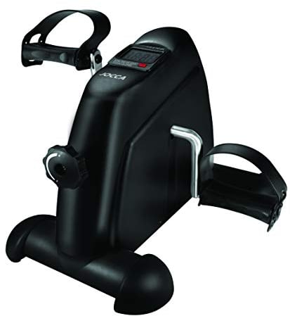 Jocca Mini Heimtrainer mit LCD-Display, Pedaltrainer für Arme und Beine