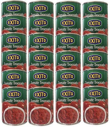 Tomates hachées, bidons de 1/2 kg.Exito [PACK 24 UNITÉS]