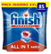 Finish Powerball Power All in 1 Pastillas para el lavavajillas, 80 pastillas