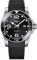 Longines Herren Taucheruhr, Automatik, 41 mm, Silbernes Edelstahlgehäuse, Schwarzes Ziffernblatt, Saphirglas, Wasserdicht bis 300 m, Faltschließe, L3.781.4.56.9
