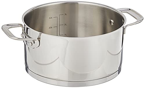 Scanpan SC54252200 Techniq Kochtopf ohne Deckel, 4 Liter