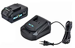 RIBIMEX PRBAT20/KIT4 Kit Chargeur + Batterie 20V - 4Ah RBAT20