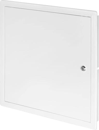 White Access Panel/Inspection Door, 450mm x 450mm | Revision Hatch, Detachable Doors, With Lock
