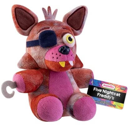 Funko Plush: Five Nights At Freddy's (FNAF) TieDye - Foxy - Plüschtier - Geschenkidee Zum Geburtstag - Offizielle Handelswaren - Gefüllt Plüschtiere Für Kinder und Erwachsene, Freundinnen und Freunde