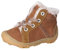 RICOSTA Jungen Barfußschuhe ELIA, Kinder Lauflernschuhe, Weite: Weit, terracare,Barfuß-Schuh, schnürer, lammfell, schnürschuhe, Curry (260), 23 EU