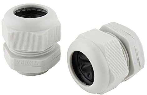 SeKi 313788 M40-grey Cable gland M40, grey, gray