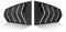Für B&MW 3er G20 G28 2020 Auto Styling Heckscheibe Triangle Shutters Dekorative Aufkleber Trim Exterior Auto Heckspoiler (Farbe : Carbon Fiber Color)